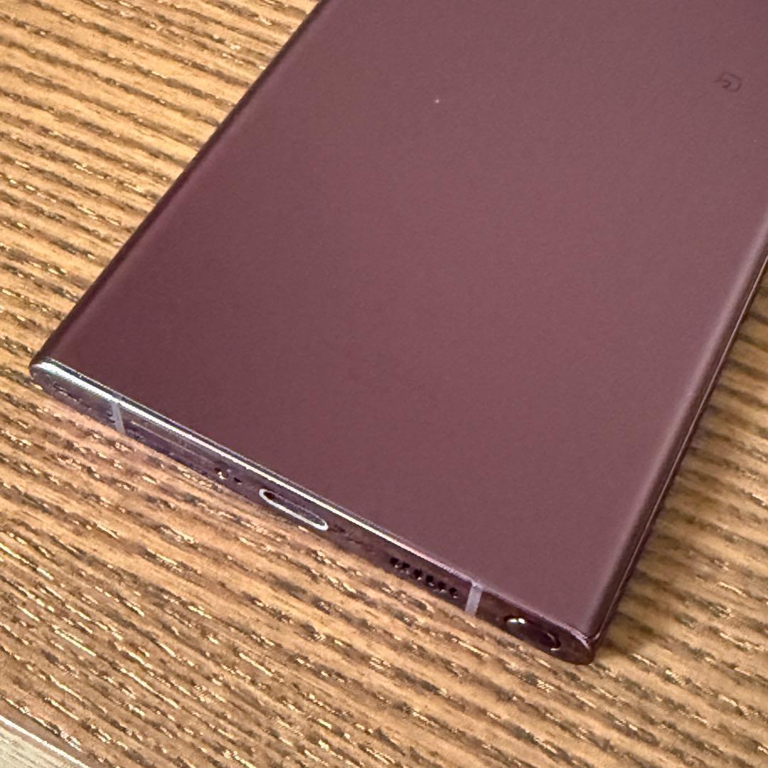 Galaxy S22 Ultra SCG14 au バーガンディ SIMフリー