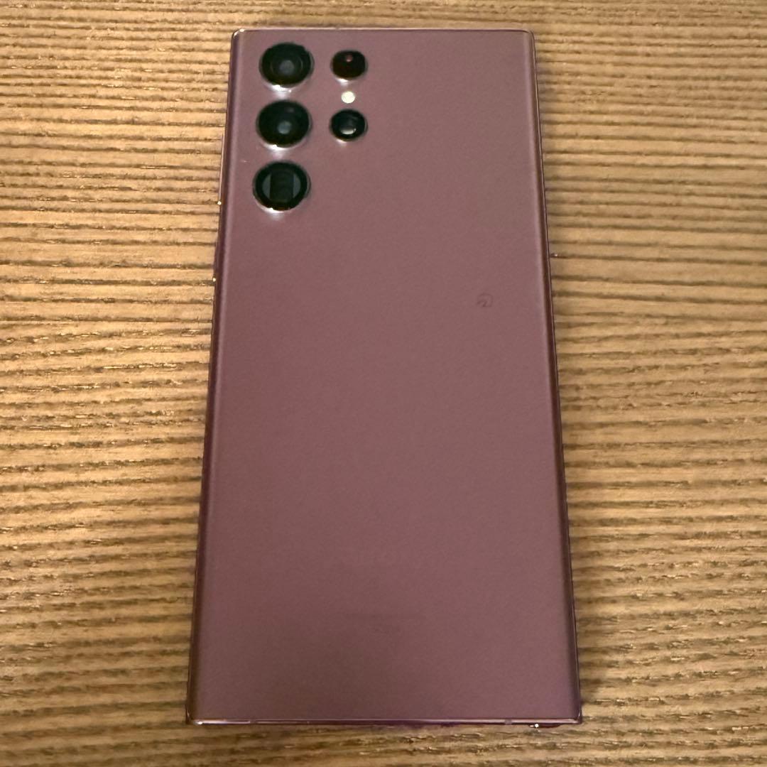 Galaxy S22 Ultra SCG14 au バーガンディ SIMフリー
