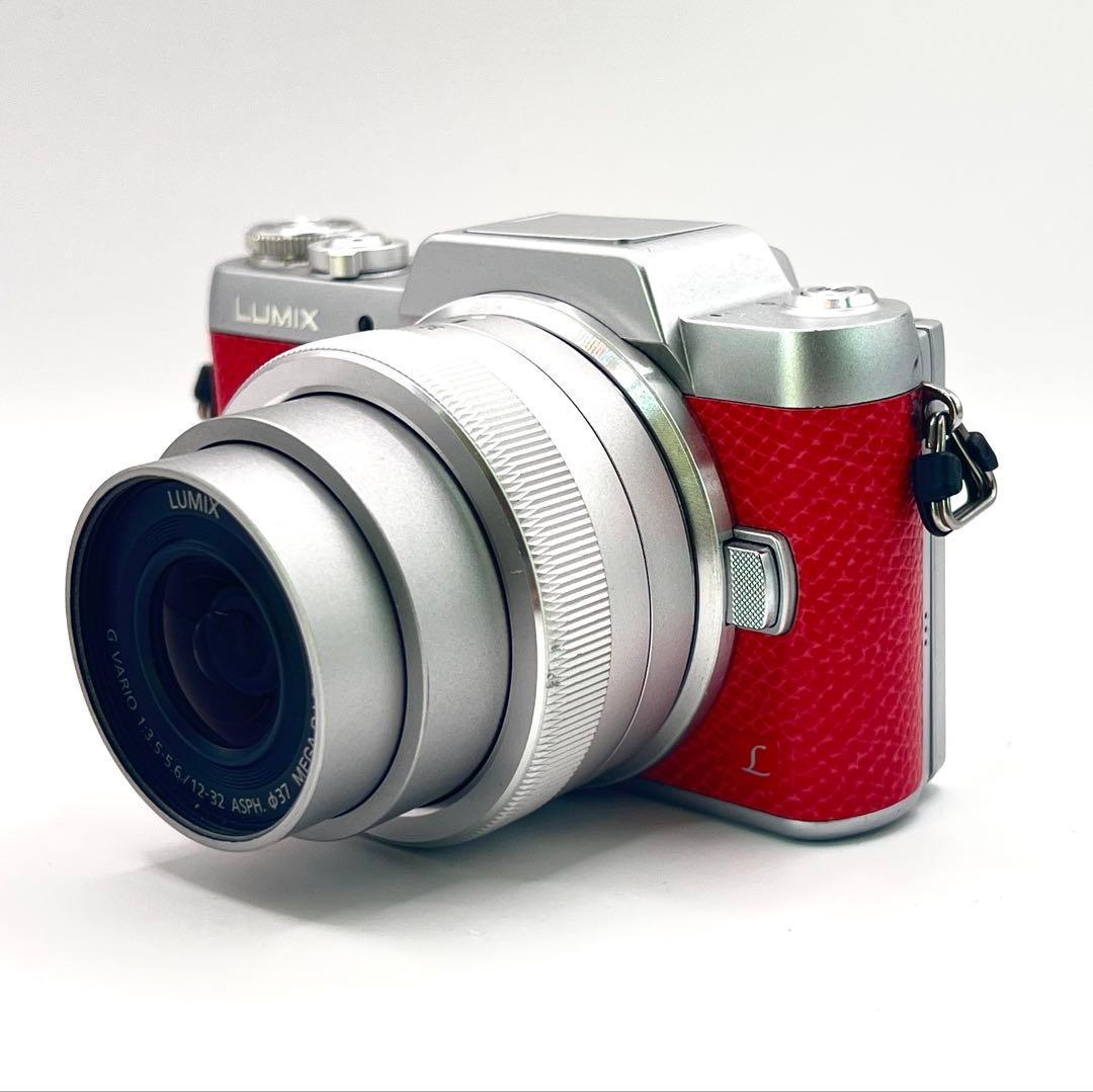 Panasonic LUMIX DMC-GF7 ピンク ダブルズームキット