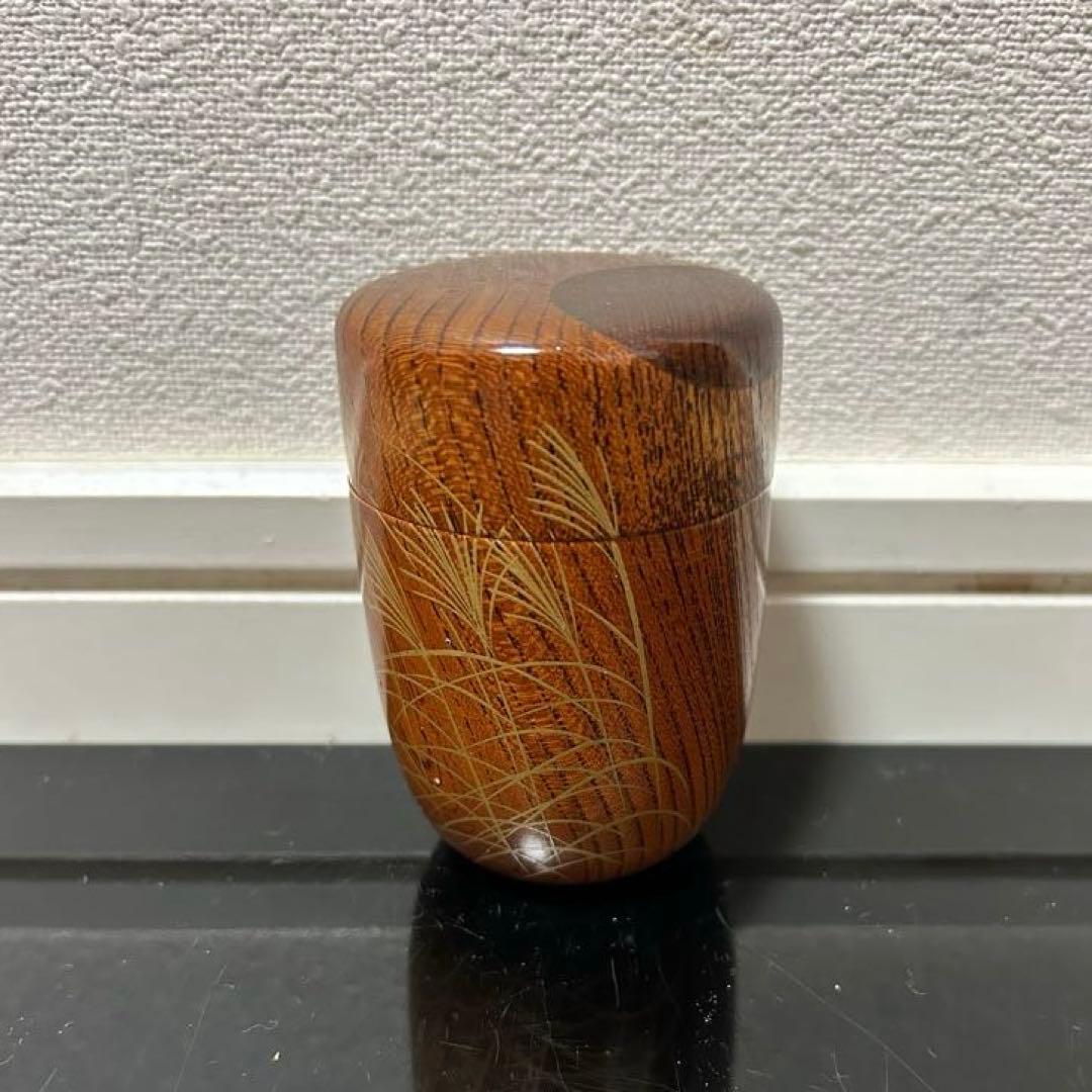 武蔵野蒔絵長棗　茶道具懐石茶箱鵬雲斎坐忘斎淡々斎即中斎七事式水屋道具茶碗水指茶杓