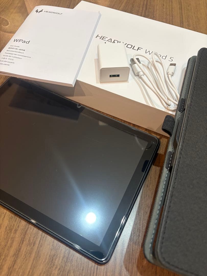 美品 HEADWOLF WPAD5 液晶フィルム 保護ケース付き タブレット