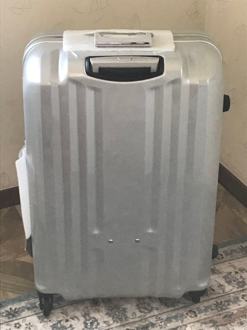 未使用スーツケース ハードキャリー 90L ホワイトカーボン MM-5688