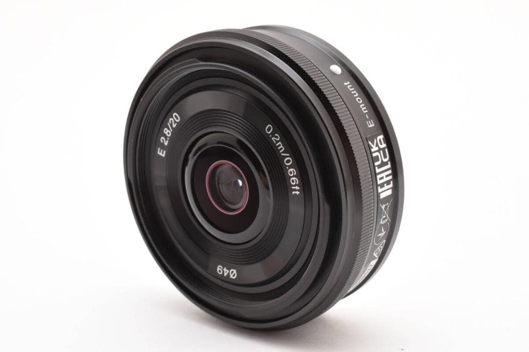 【美品】ソニー SONY SEL20F28 E 20mm F2.8 単焦点レンズ