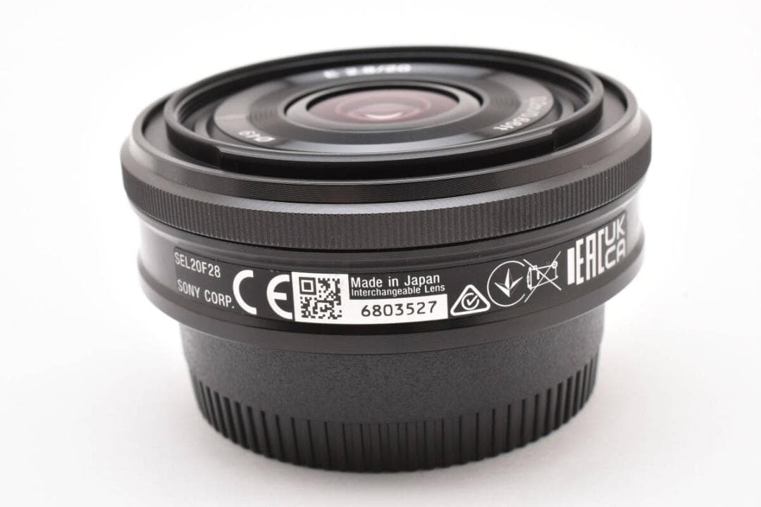 【美品】ソニー SONY SEL20F28 E 20mm F2.8 単焦点レンズ