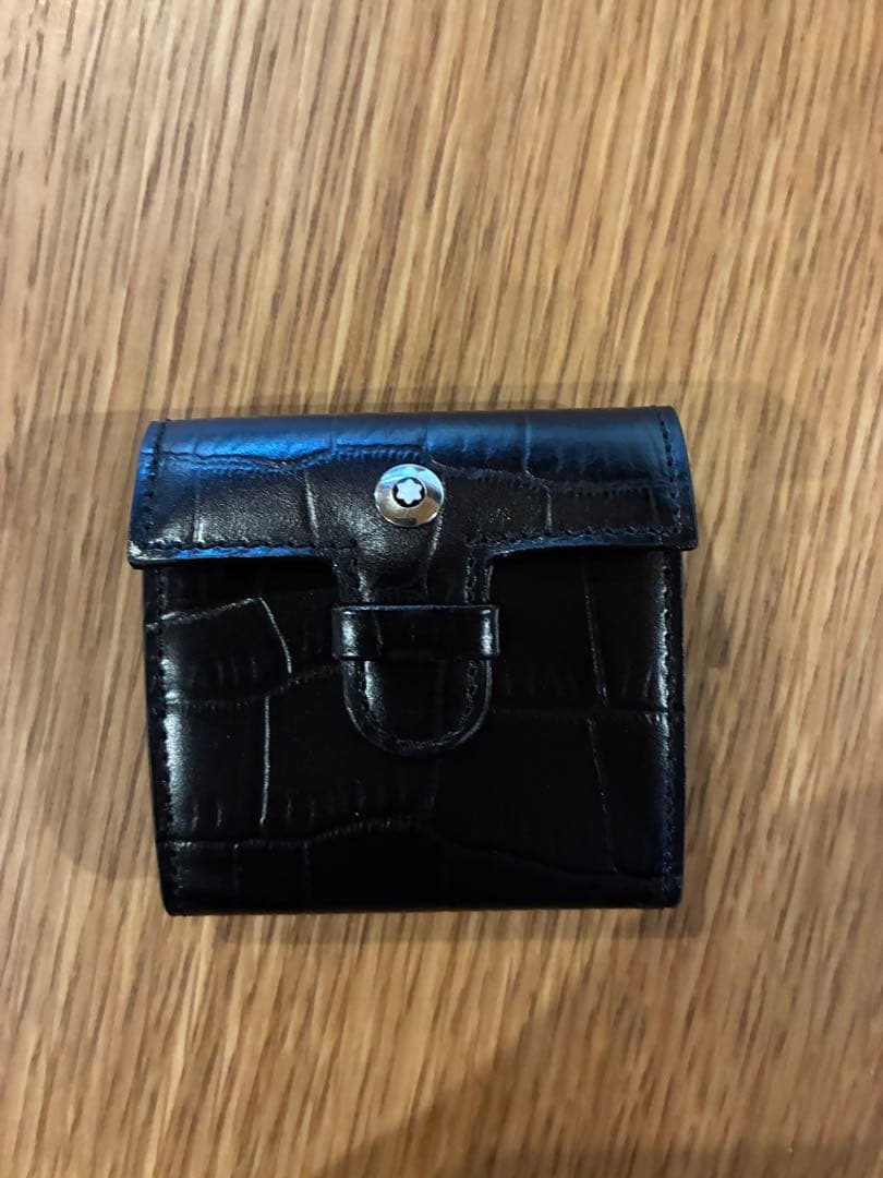 Montblanc トラベルクロック ブラック レザー