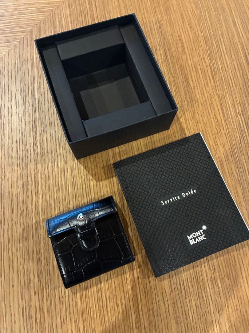 Montblanc トラベルクロック ブラック レザー