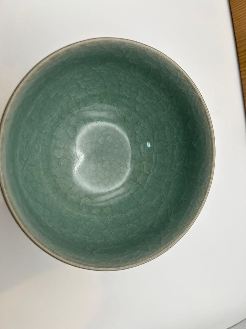 茶碗　『鍋島青磁茶碗』『大川内焼』『小笠原長春』　抹茶碗　茶道具