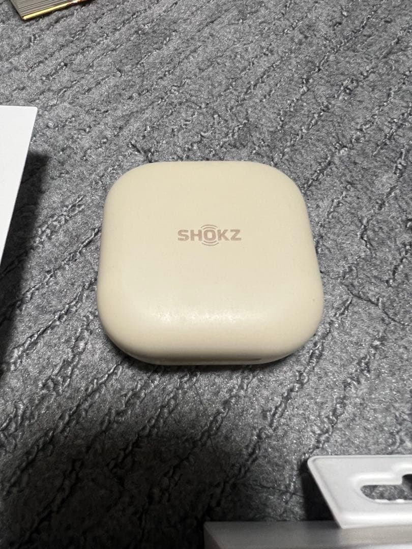 SHOKZ OPENFIT ワイヤレスイヤホン クリーム