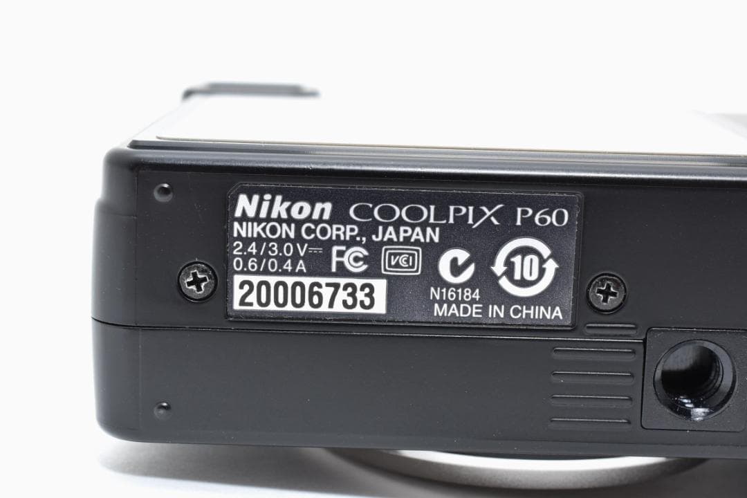 NIKON ニコン COOLPIX P60 動作好調 コンデジ デジタルカメラ