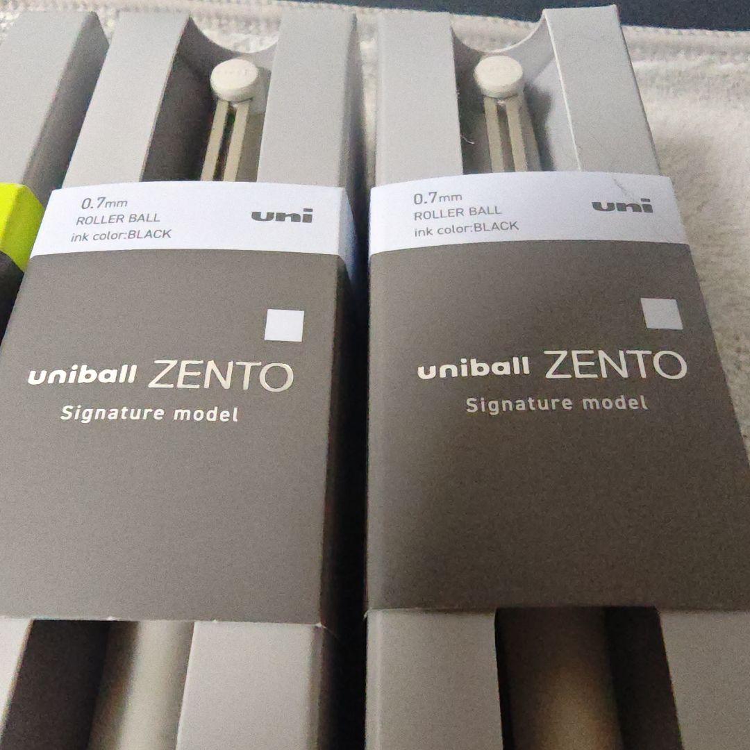 uniball ZENTO ボールペン 0.38mm/0.7mm　3本セット