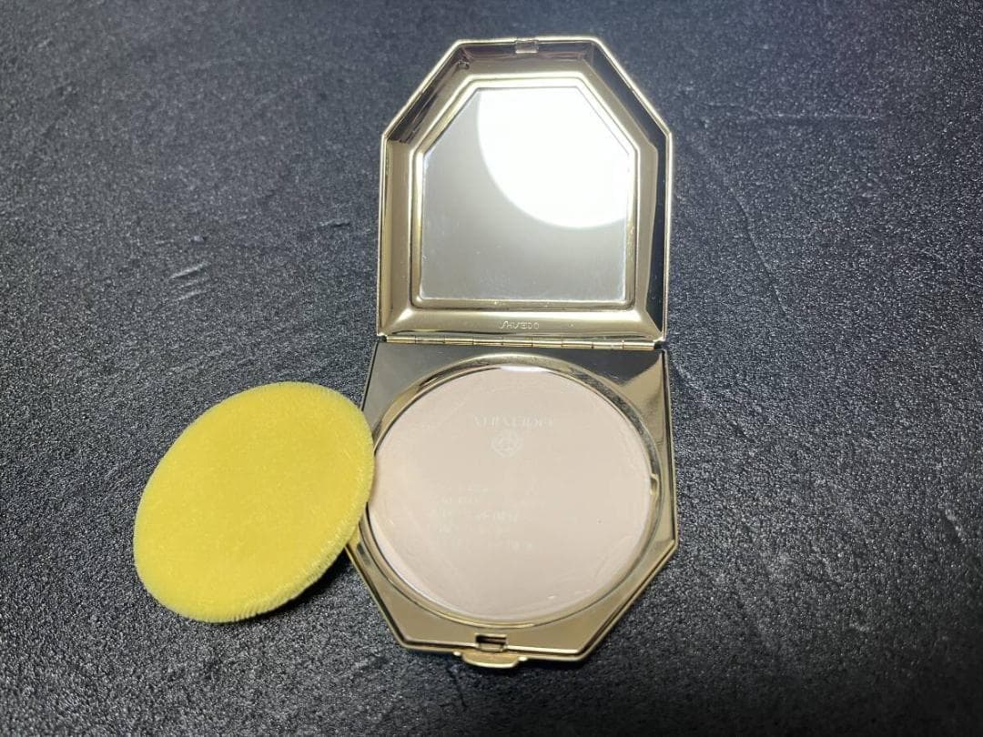 【未使用】　当時物　資生堂/SHISEIDO　コンパクト　鏡　風篠