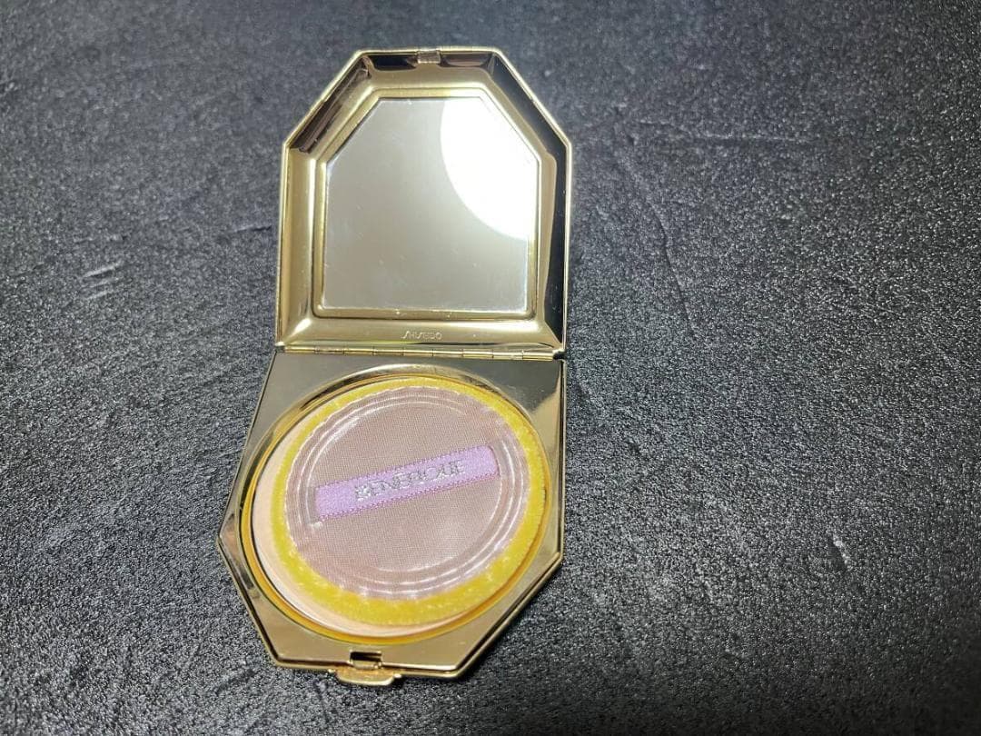【未使用】　当時物　資生堂/SHISEIDO　コンパクト　鏡　風篠