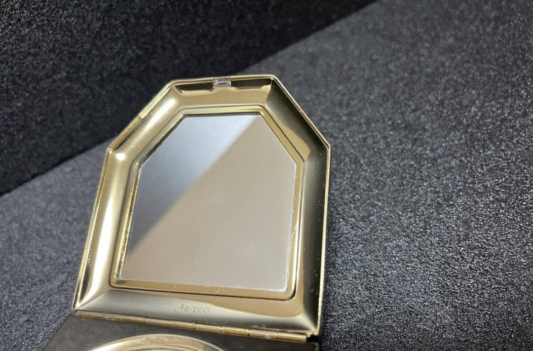 【未使用】　当時物　資生堂/SHISEIDO　コンパクト　鏡　風篠