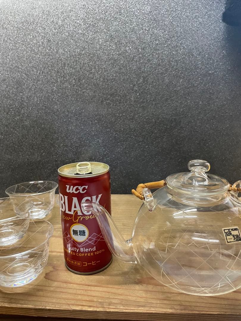 玻璃　茶器【m1042 茶道　茶道具　煎茶　ガラス　硝子　パイロン 】