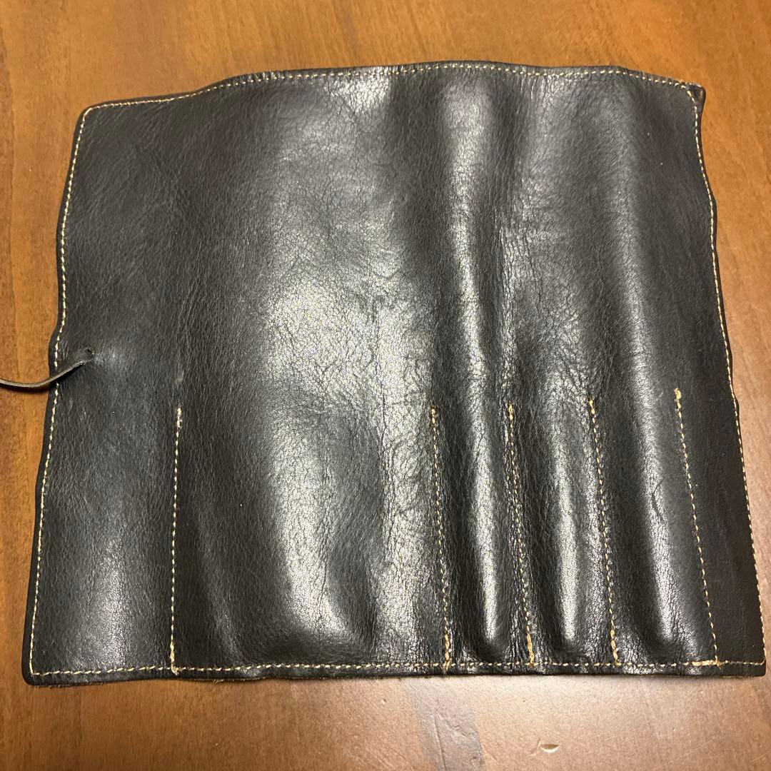 本革ロールタイプのペンケース　ヌメ革　haCoBee