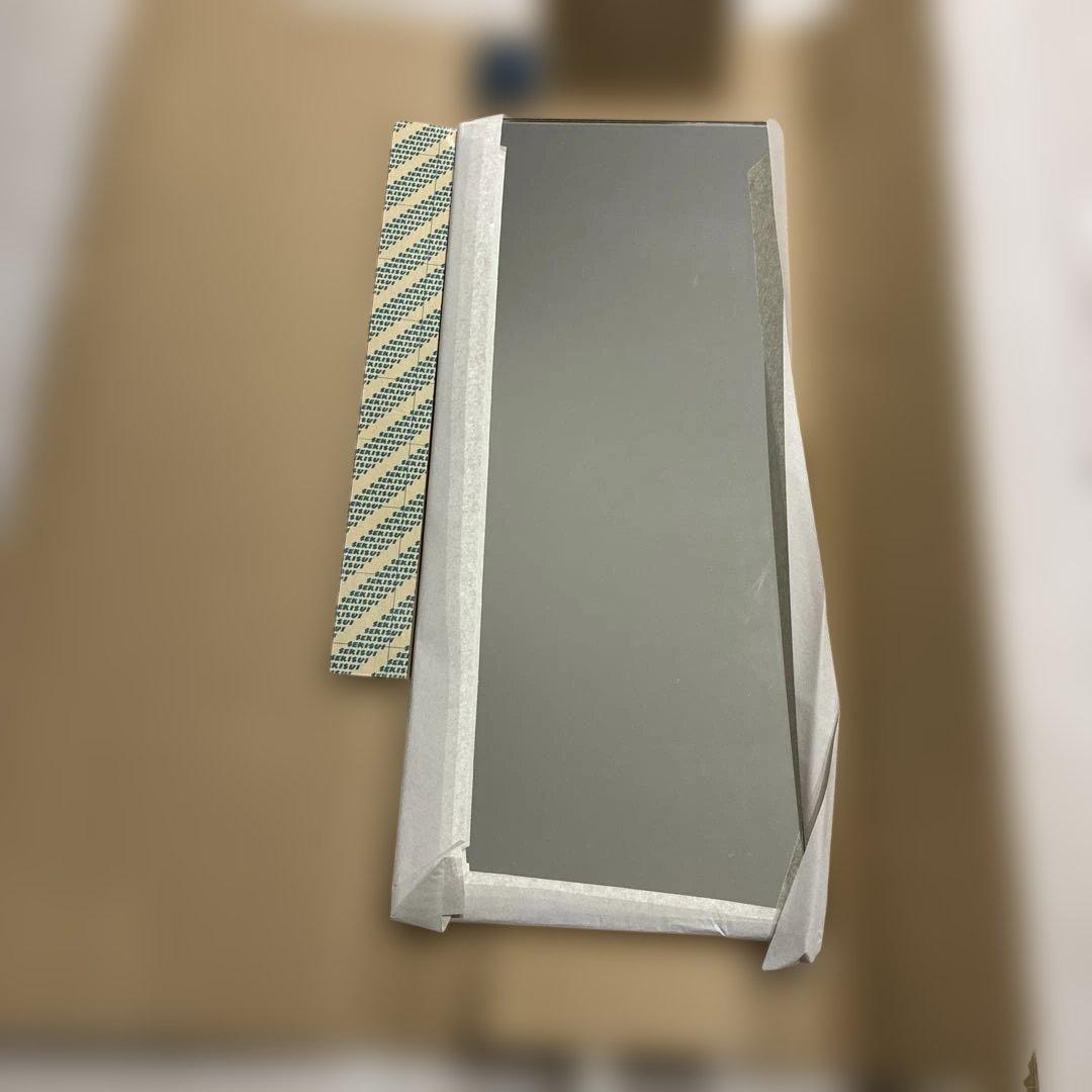 ハウステック　純正　風呂ミラー　バス用品　長方形ガラスミラーと金具セット
