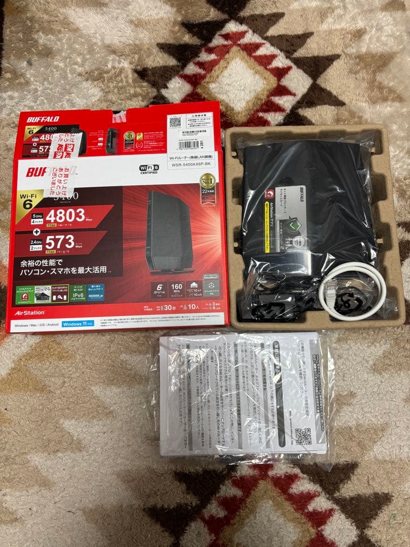 BUFFALO WSR-5400AXP-BK 無線LANルーター