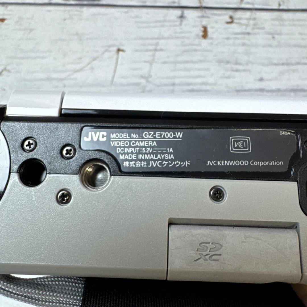 JVC GZ-E700-W ビデオカメラ ハンディカメラ ケンウッド