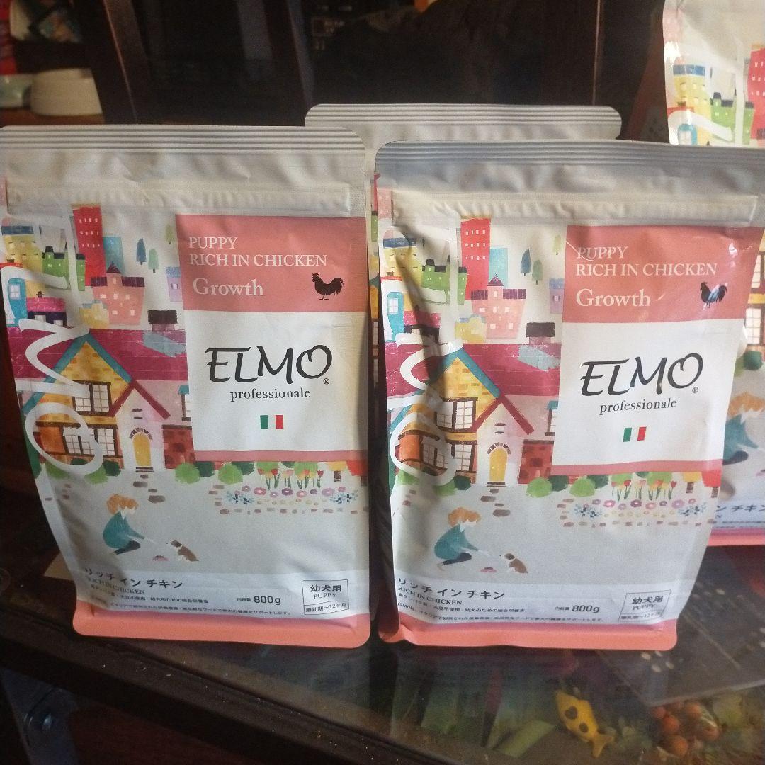 ELMO リッチインチキン幼犬用　3kg 800g×3