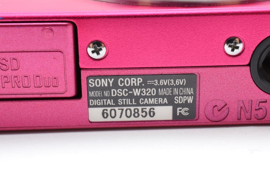 【美品】SONY Cyber-shot DSC-W320　ピンク　動作確認済
