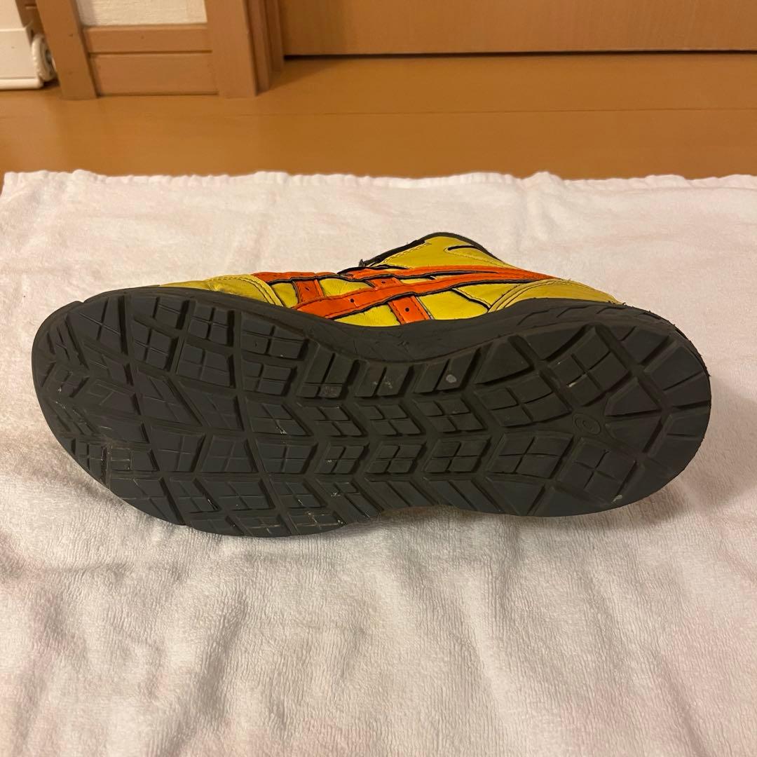 アシックス　安全靴　ウィンジョブ　BOA イエロー　27cm