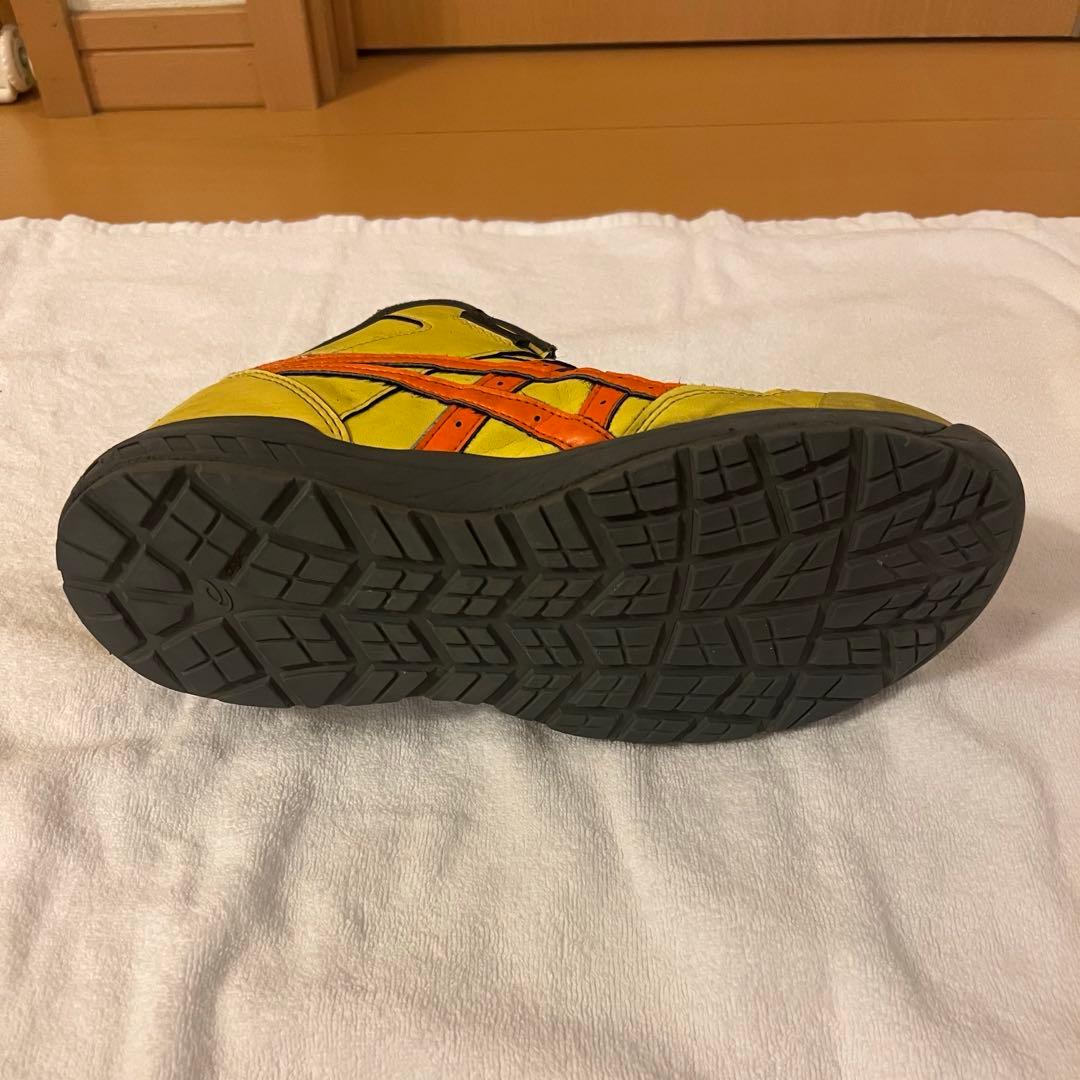 アシックス　安全靴　ウィンジョブ　BOA イエロー　27cm