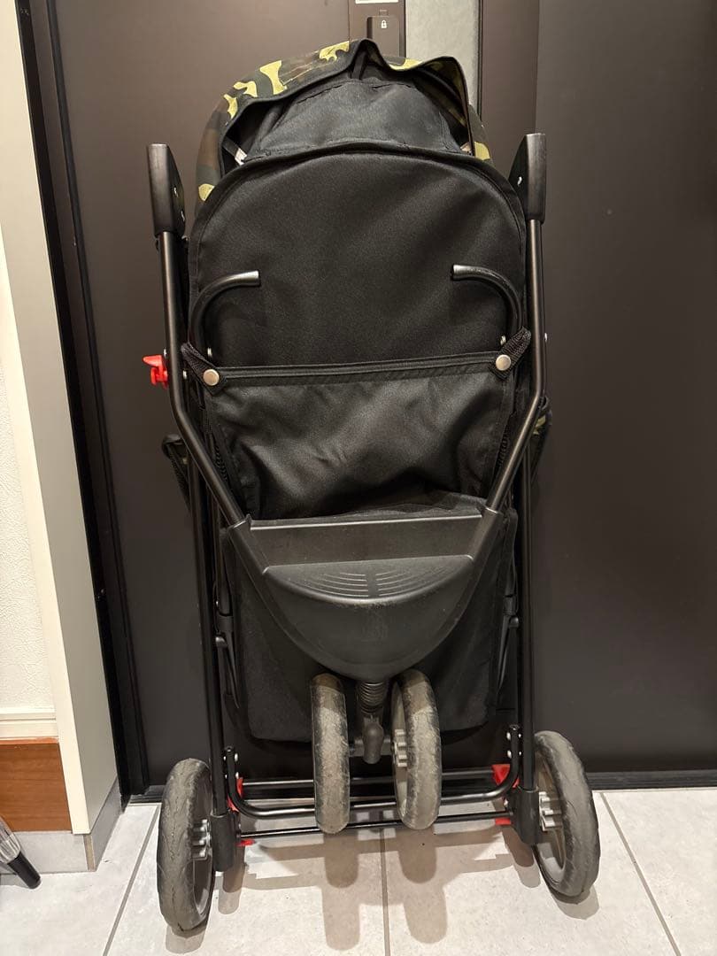 ペット用カート　３輪　迷彩柄