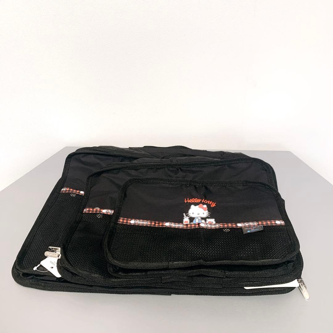 ✨新品タグ付 レスポートサック×ハローキティ トラベルポーチ 3点セット