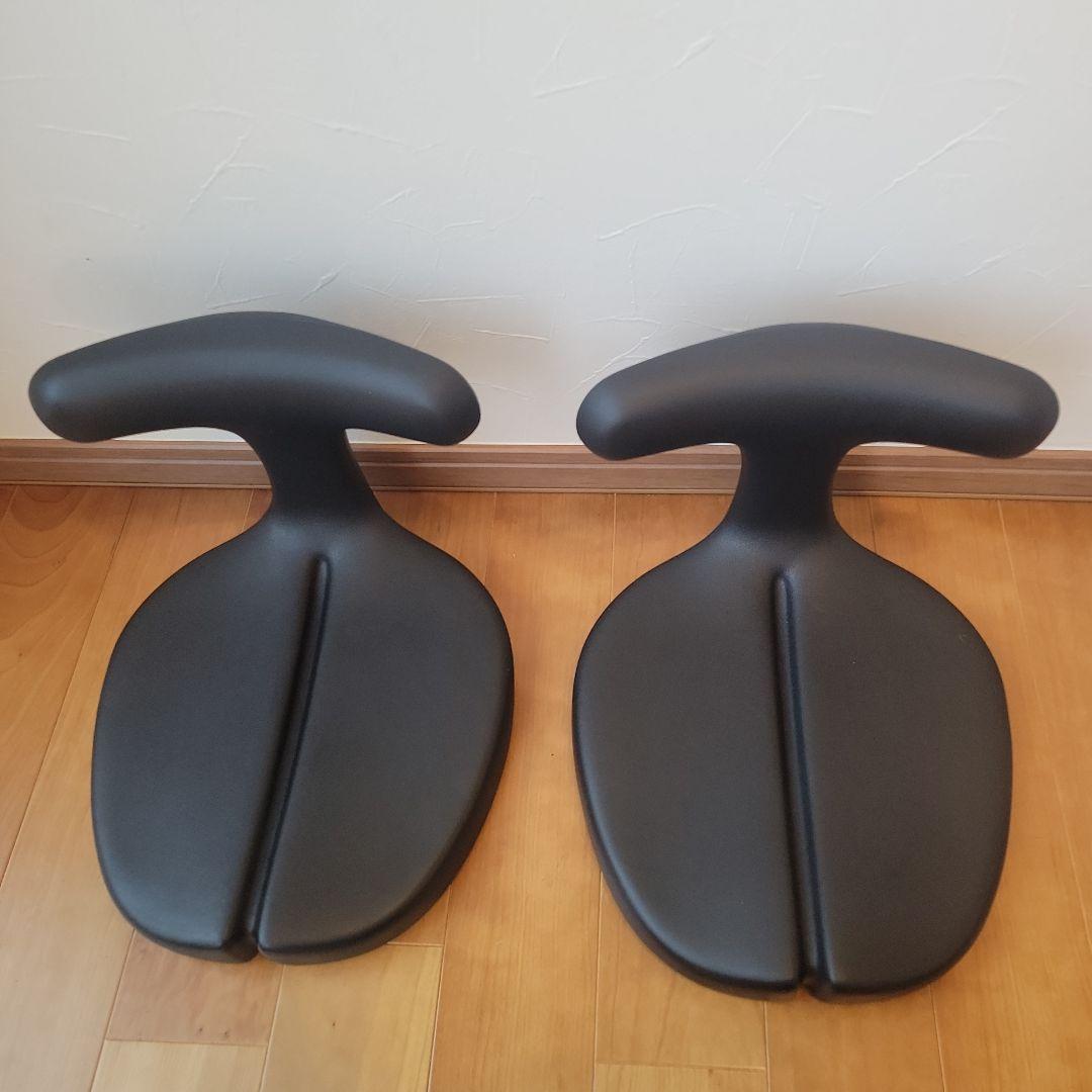 ayur chairアーユル　ブラック姿勢矯正用　2個セット