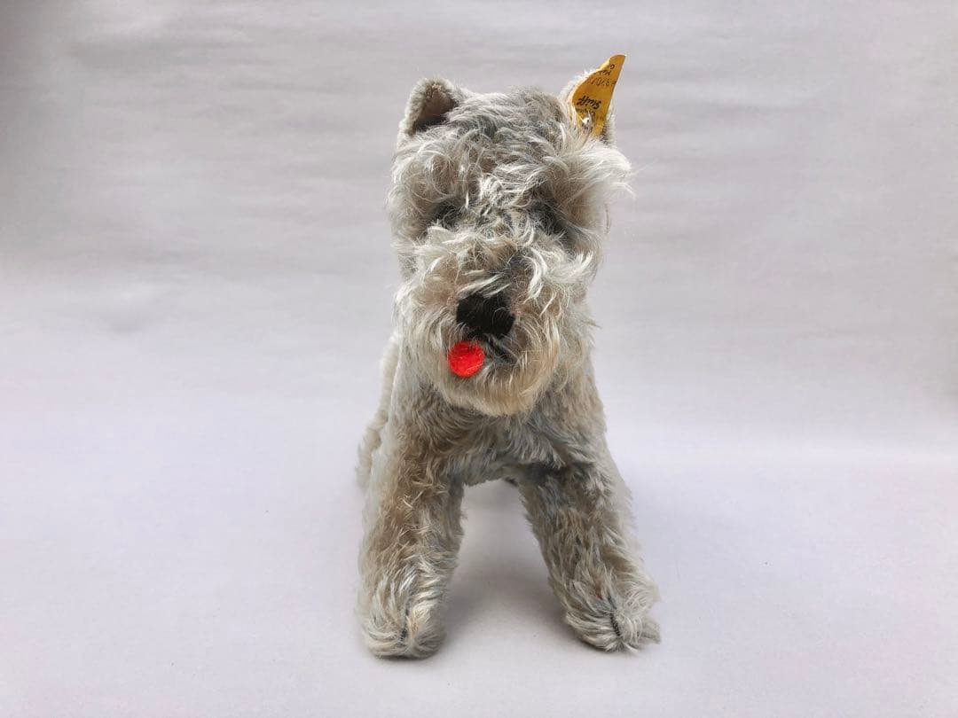 Steiff 　シュナウザーのTessi　IDあり