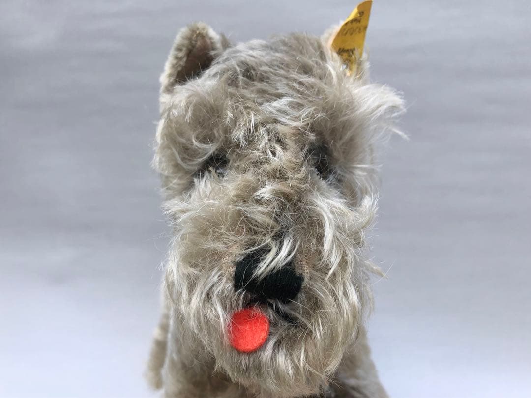 Steiff 　シュナウザーのTessi　IDあり
