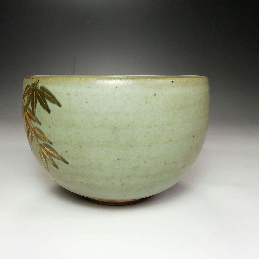 Ｓ６００　茶碗　『竹之絵』『小峠丹山造』　共箱　抹茶碗　茶道具