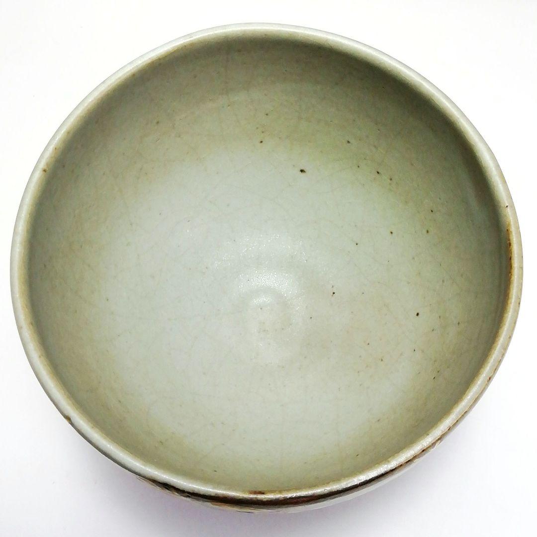 Ｓ６００　茶碗　『竹之絵』『小峠丹山造』　共箱　抹茶碗　茶道具