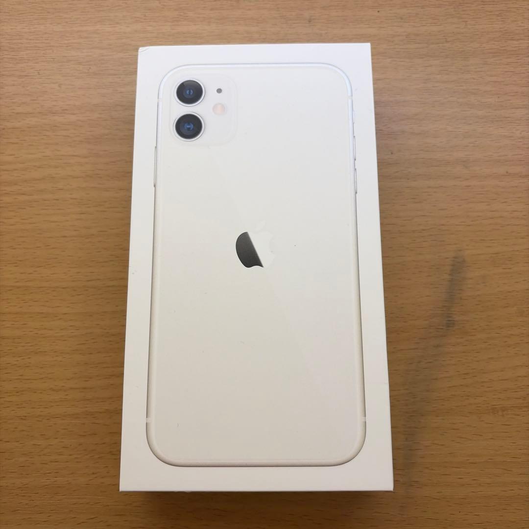 【値下げ済み】iPhone 11 128GB ホワイト　simフリー　初期化済み