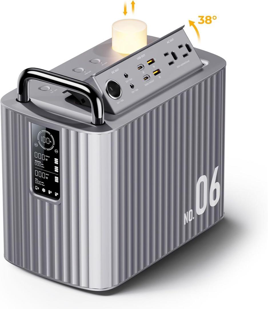 新品未使用　ポータブル電源 577Wh 大容量 防災・停電対策 ソーラー充電対応