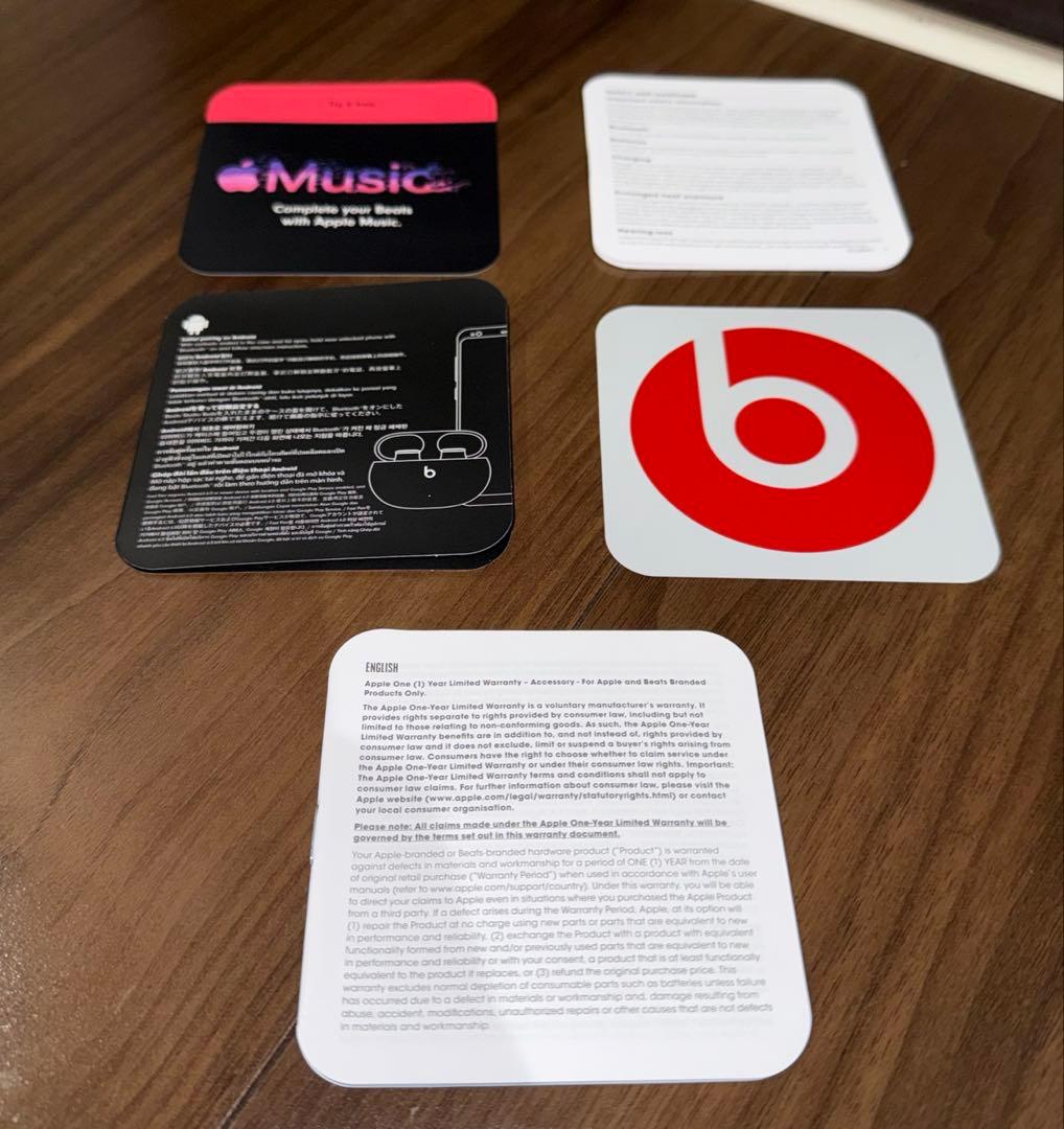 【美品】Beats Studio Buds ホワイト ANC ワイヤレスイヤホン