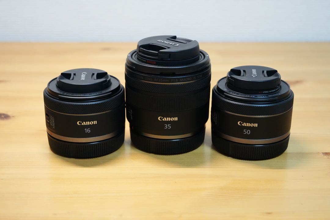 f*s様 【週末限定セール】【総額15万円以上】 canonRFレンズ　単焦点3