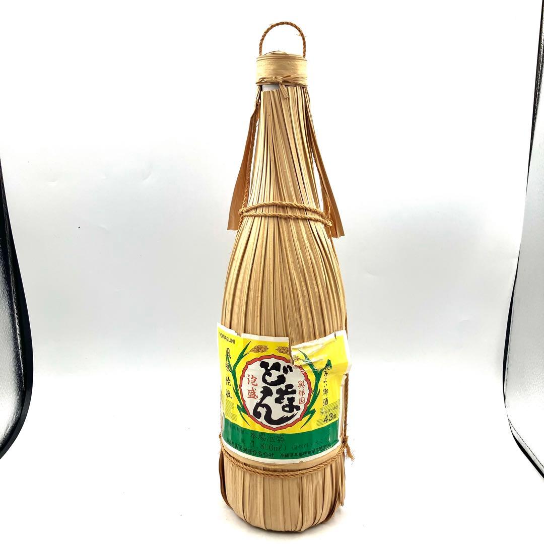 未開栓 泡盛 どなん クバ巻 43度 1800ml 国泉泡盛 与那国島 琉球