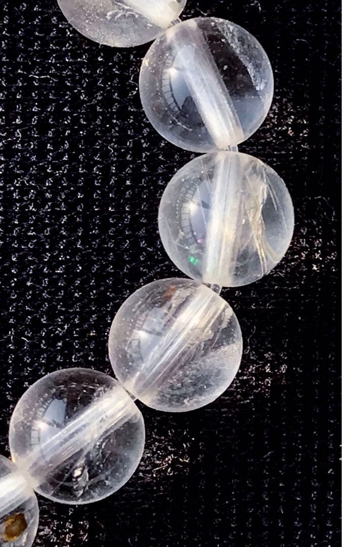 ブラジル　セラデカブラル産　レムリアンシードクリスタル　ブレスレット　７mm
