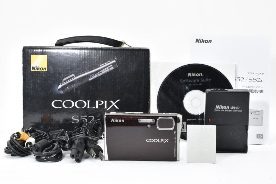 【箱付き】 Nikon ニコン COOLPIX S52 コンパクトデジタルカメラ