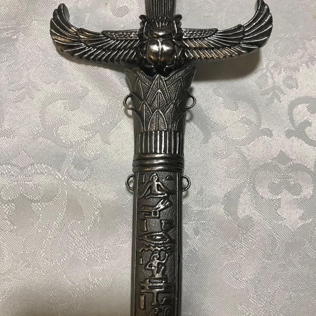 【vishu@】　エジプト　蛇剣　スカラベ　ファラオ　ヒエログリフ　骨董品
