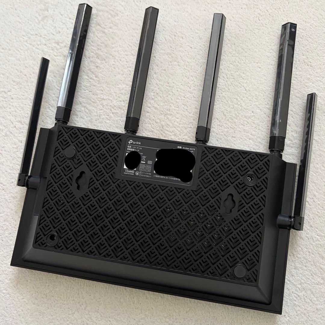 TP-Link WiFi6 ルーター AX73＋RE600X 中継機