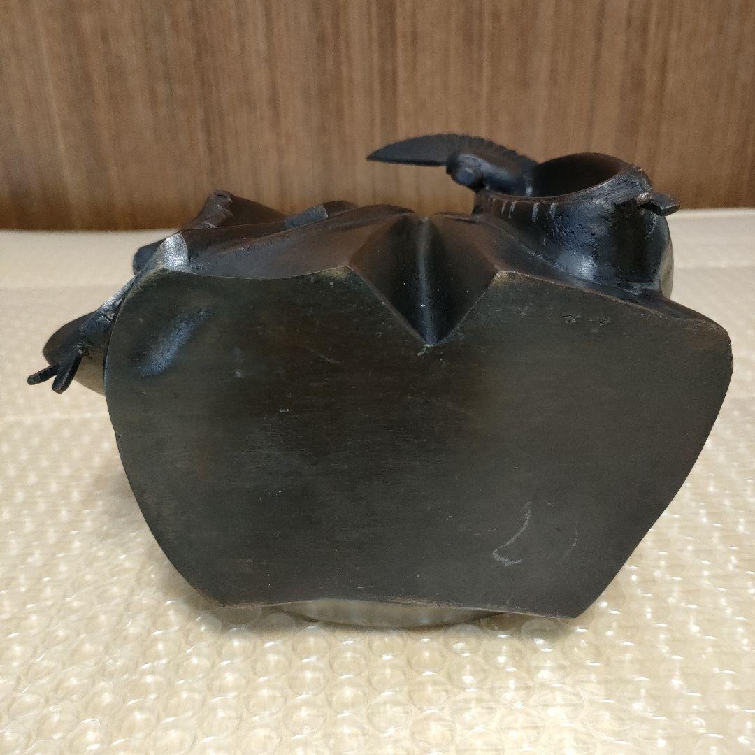 ブロンズ 置物 二体　中古　日本製