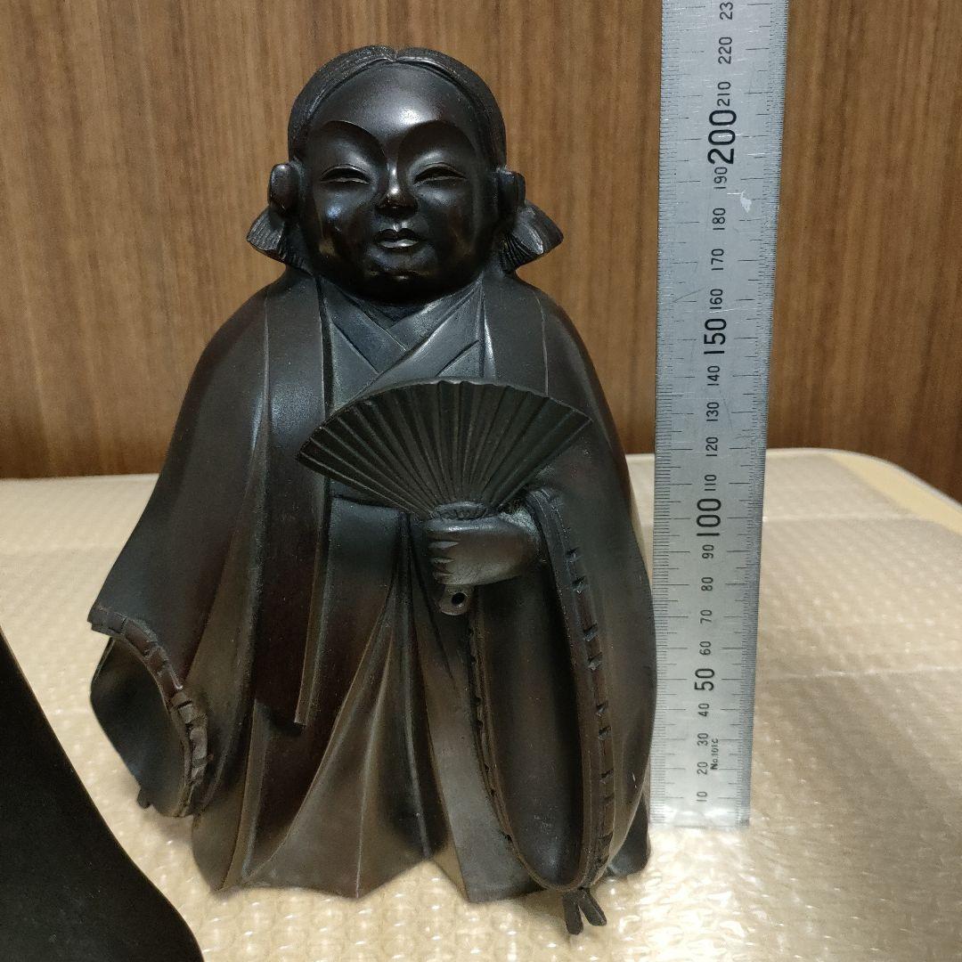 ブロンズ 置物 二体　中古　日本製