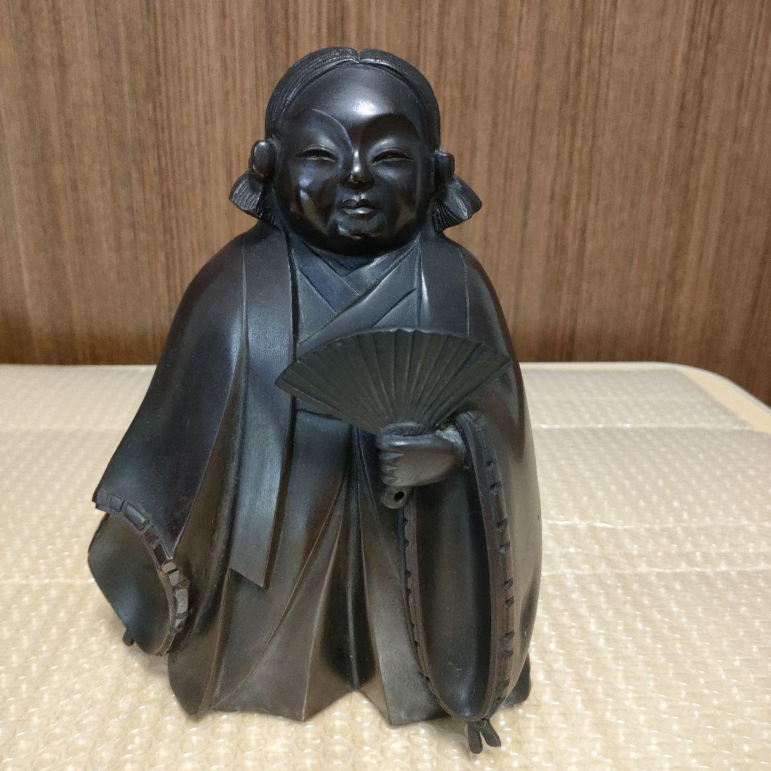 ブロンズ 置物 二体　中古　日本製