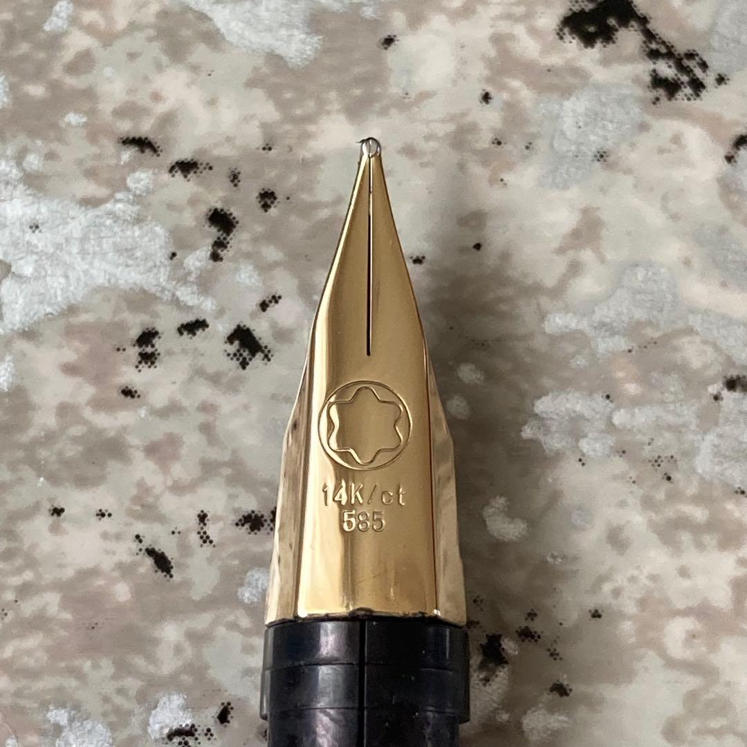 #318 オーバーホール済み 万年筆 モンブラン MONTBLANC 14k