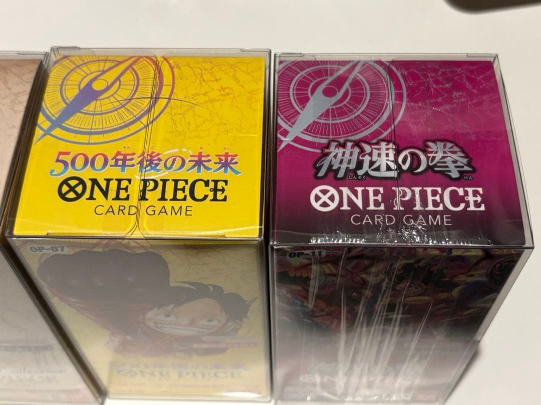 ワンピースカード　4BOX　テープ付まとめ売り　神速　皇帝　アニコレ　500年後