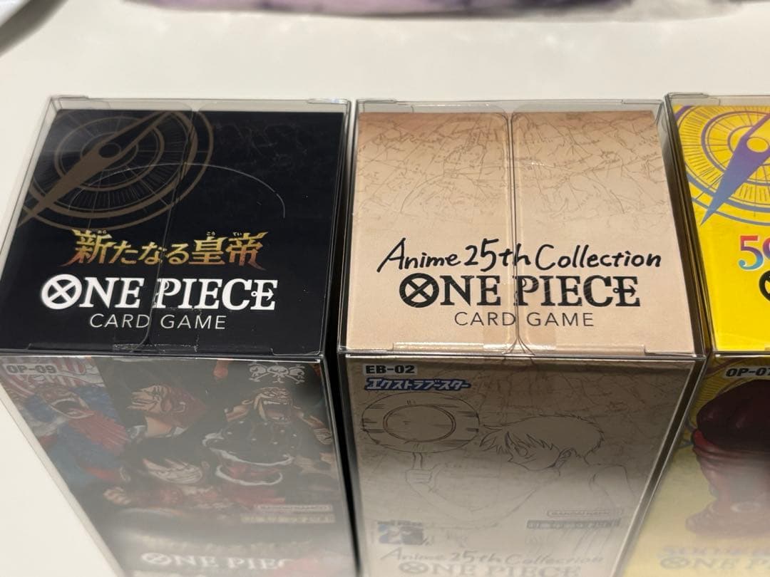 ワンピースカード　4BOX　テープ付まとめ売り　神速　皇帝　アニコレ　500年後