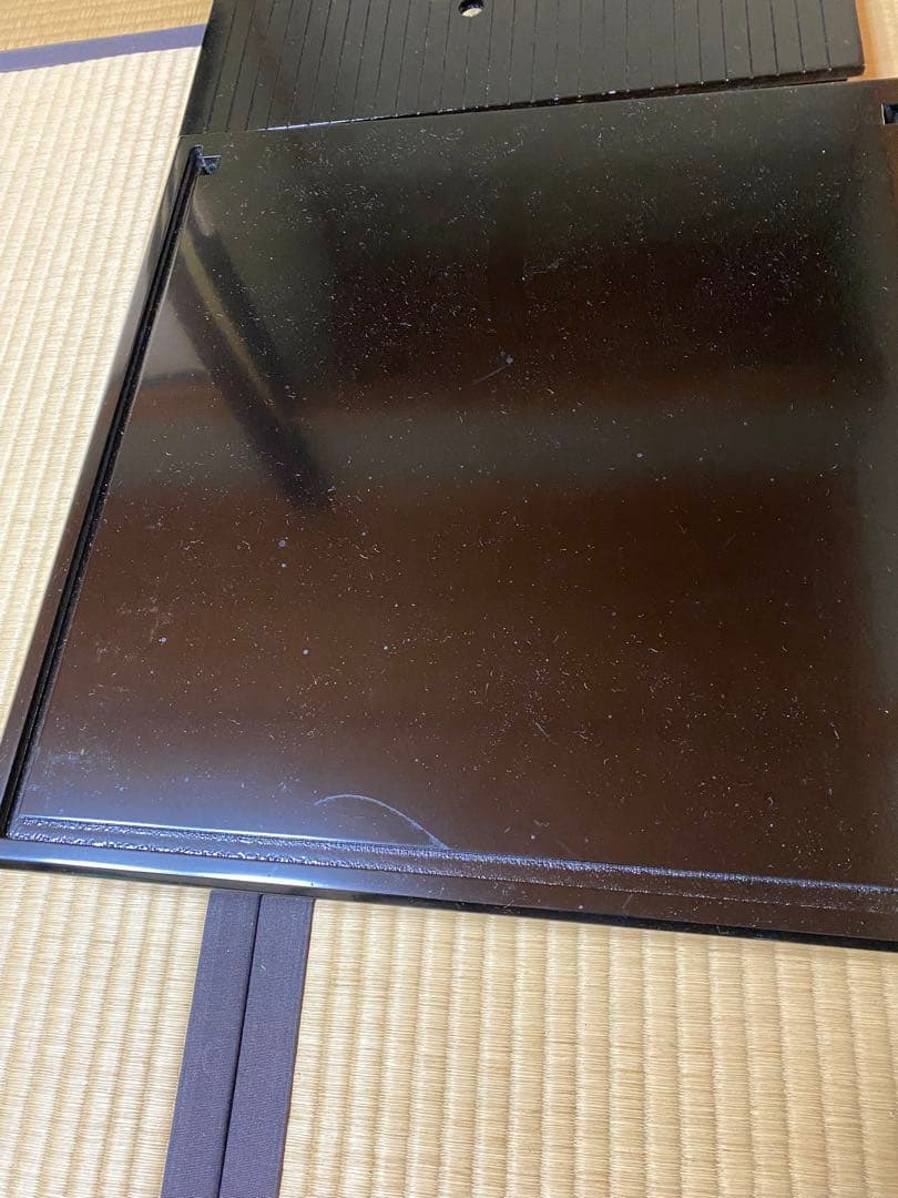 茶道具/御園棚セット②立礼棚 裏千家 淡々斎好写 丸炉 電熱器 畳み椅子×2脚