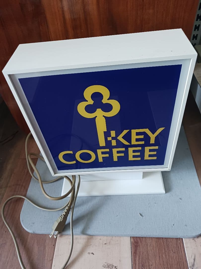 KEY COFFEE ロゴ電飾看板　純喫茶